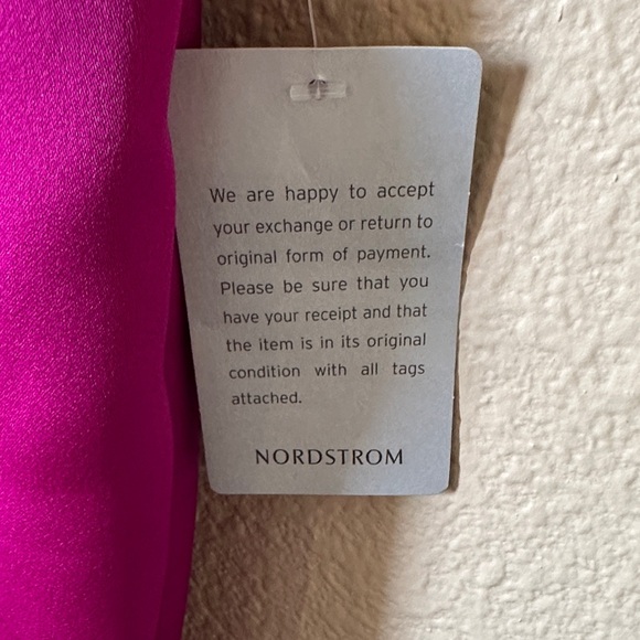 Magenta Wrap-Front Midi Dress with Tie Waist - Picture 2 of 8